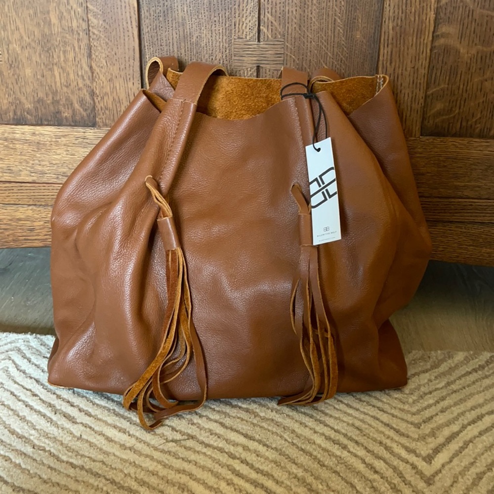 NWT B-Low the Belt Leather Miguel Tote Bag